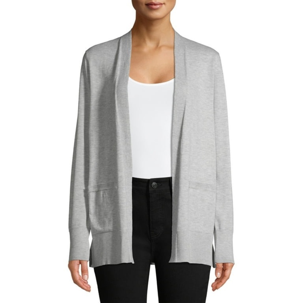Time and Tru Women's Open Front Cardigan Sweater Medium